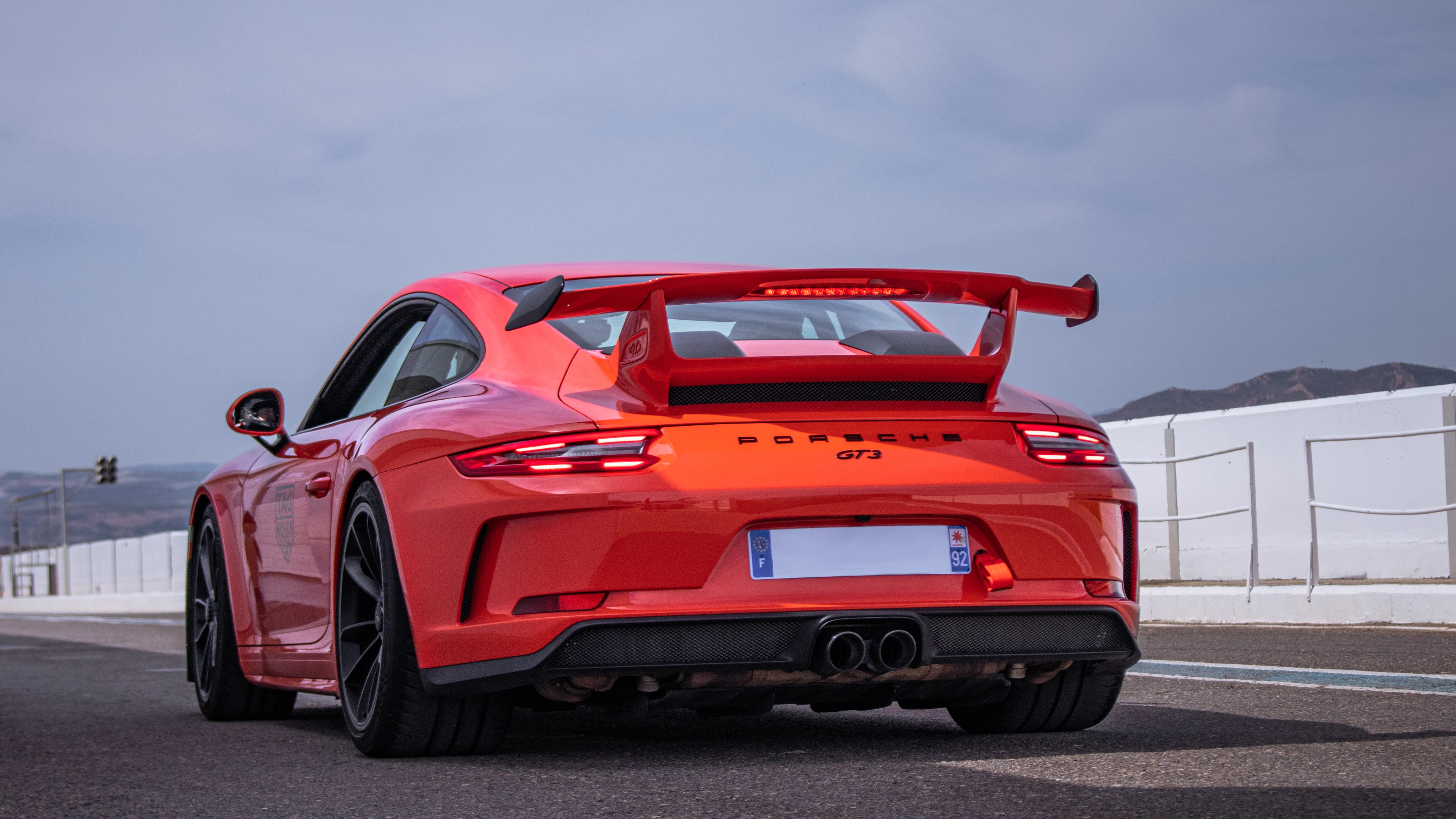 Porsche GT3 991 at the track