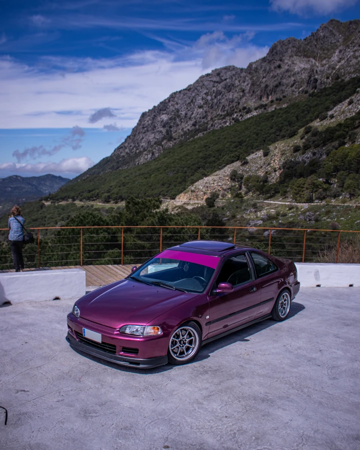 Honda Civic Coupe with a K20 engine