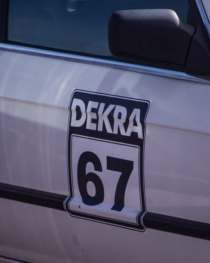 Dekra racing number vinyl